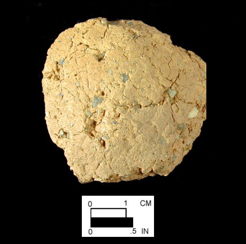 Dames Quarter exterior surface of base sherd from Nassawango, site 18WO23/5K.